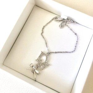 Christian Dior Silver Crystal Bracelet